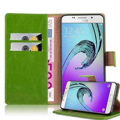 Samsung Galaxy A5 2016 Plånboksfodral Skal (Grön)