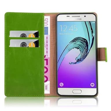 Samsung Galaxy A5 2016 Plånboksfodral Skal (Grön)