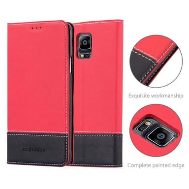 Samsung Galaxy NOTE 4 Skal Fodral Case (Röd)