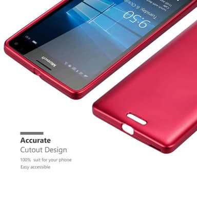 Skal Nokia Lumia 950 XL Fodral Case (Röd)