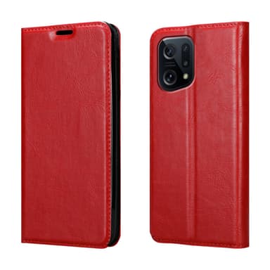 Oppo FIND X5 Skal Fodral Case (Röd)
