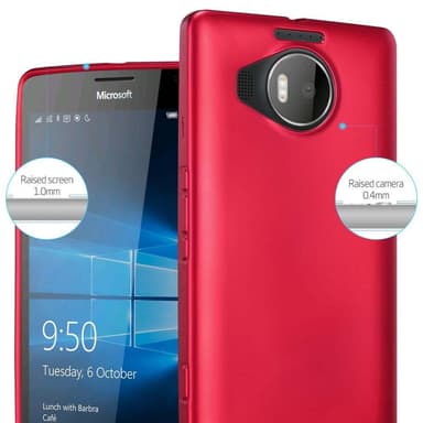 Skal Nokia Lumia 950 XL Fodral Case (Röd)