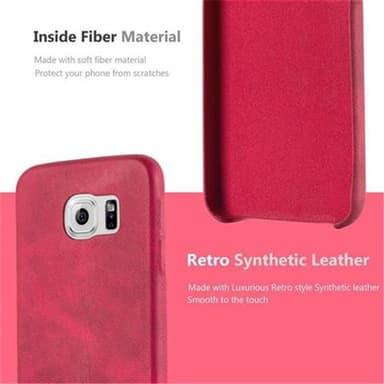 Samsung Galaxy S6 Skal Fodral Case (Röd)