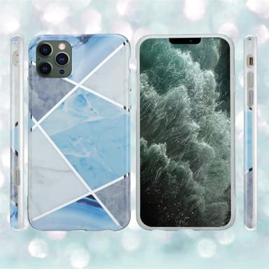 iPhone 12 PRO MAX Plånboksfodral Skal (Blå)
