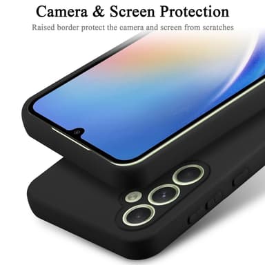 Samsung Galaxy A34 5G Skal Fodral Case (Svart)