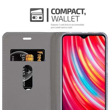 Xiaomi RedMi NOTE 8 PRO Plånboksfodral Skal (Grå)