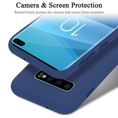 Samsung Galaxy S10 PLUS Skal Fodral Case (Blå)