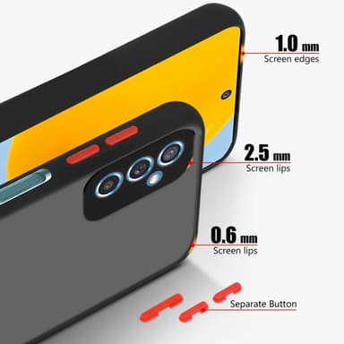 Samsung Galaxy M52 5G Skal Fodral Case (Svart)