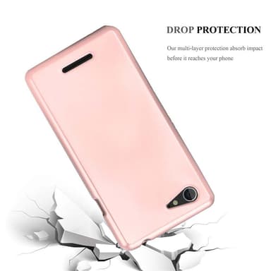 Skal Sony Xperia E3 Fodral Case (Rosa)