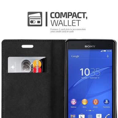 Sony Xperia Z3 COMPACT Skal Fodral Case (Brun)