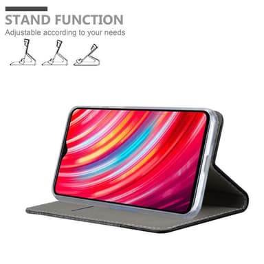 Xiaomi RedMi NOTE 8 PRO Plånboksfodral Skal (Grå)