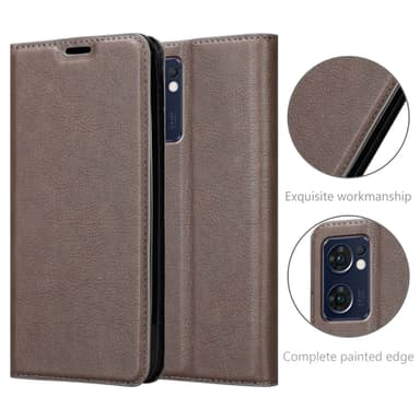 Oppo FIND X5 LITE / Reno7 5G Skal Fodral Case (Brun)