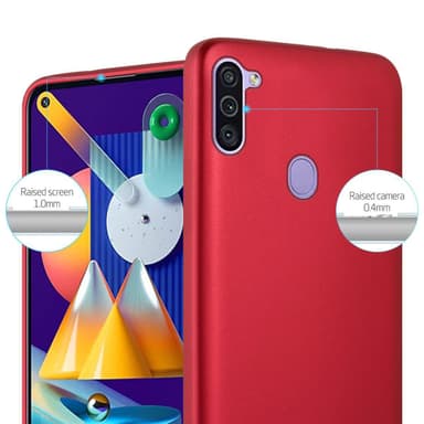 Skal Samsung Galaxy A11 / M11 Fodral Case (Röd)