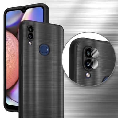 Samsung Galaxy A10s / M01s Skal Fodral Case (Svwart)