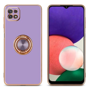 Samsung Galaxy A22 5G Skal Fodral Case (Lila)