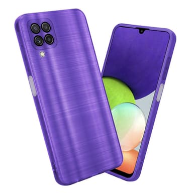 Samsung Galaxy A22 4G Skal Fodral Case (Lila)