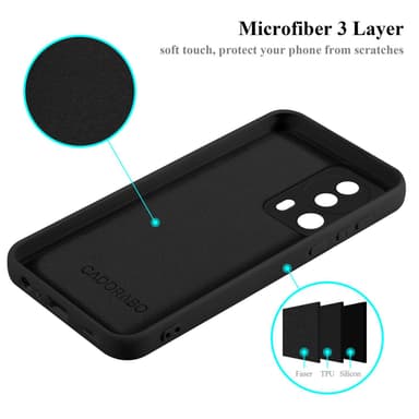 Xiaomi 13 Lite Skal Fodral Case (Svart)