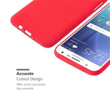 Skal Samsung Galaxy J7 2015 Fodral Case (Röd)