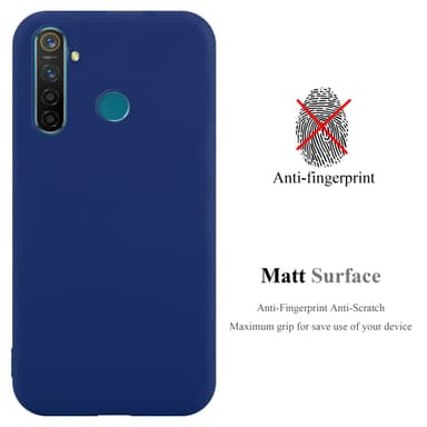 Skal Realme 5 PRO / Realme Q Fodral Case (Blå)