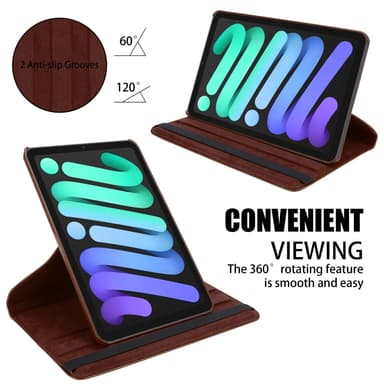 Skal iPad MINI 6 (8.3 tum) Fodral Case (Brun)