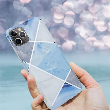 iPhone 11 PRO Plånboksfodral Skal (Blå)