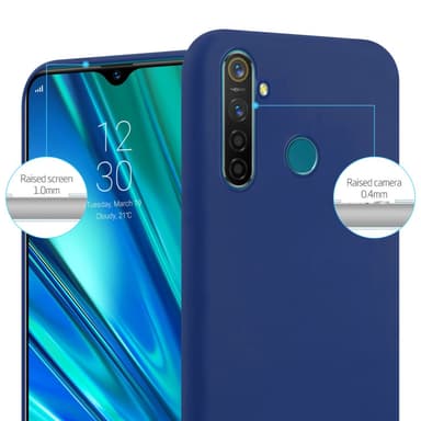 Skal Realme 5 PRO / Realme Q Fodral Case (Blå)