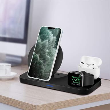 iPhone 12 PRO MAX Plånboksfodral Skal (Blå)