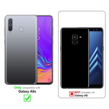 Samsung Galaxy A8s Plånboksfodral Skal (Rosa)