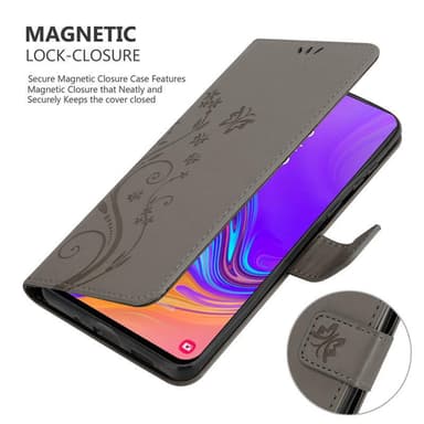 Samsung Galaxy A8s Plånboksfodral Skal (Grå)