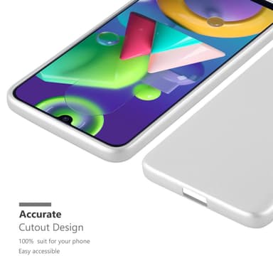 Skal Samsung Galaxy M31 Fodral Case (Silver)