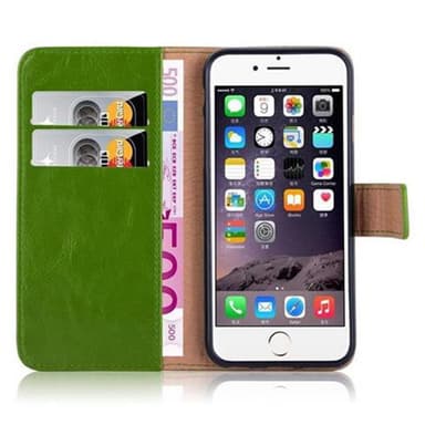 iPhone 6 / 6S Plånboksfodral Skal (Grön)
