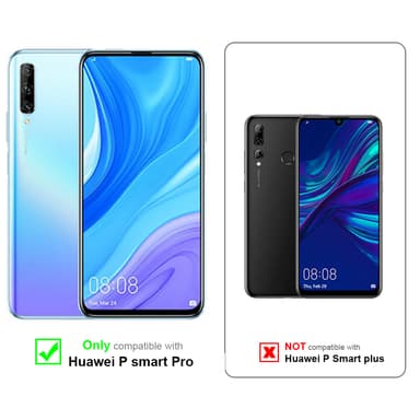 Huawei P SMART PRO Skal Fodral Case (Röd)
