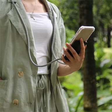 iPhone 11 PRO Skal Fodral Kedja (Grå)
