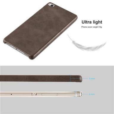 Huawei P8 Skal Fodral Case (Brun)