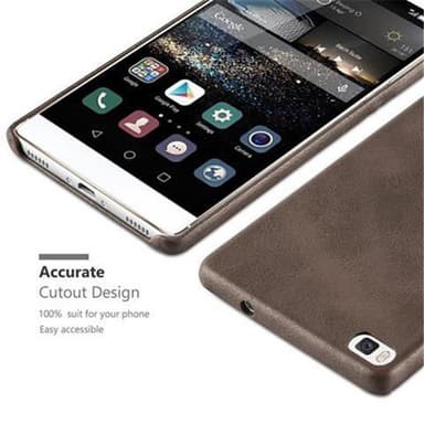 Huawei P8 Skal Fodral Case (Brun)