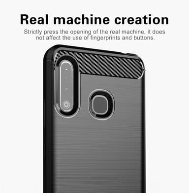 Samsung Galaxy A70e Skal Fodral Case (Svart)