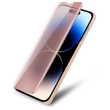 iPhone 14 PRO MAX Plånboksfodral Skal (Rosa)