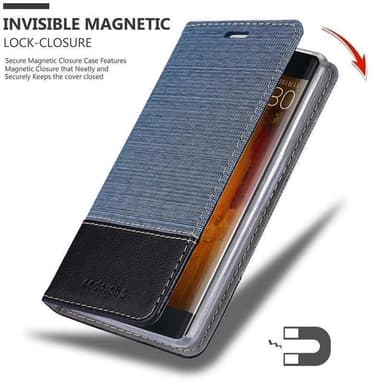 Huawei MATE 9 PRO Plånboksfodral Skal (Blå)