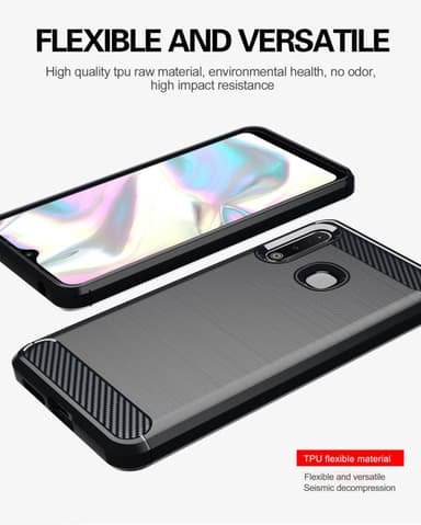 Samsung Galaxy A70e Skal Fodral Case (Svart)