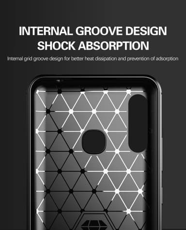Samsung Galaxy A70e Skal Fodral Case (Svart)