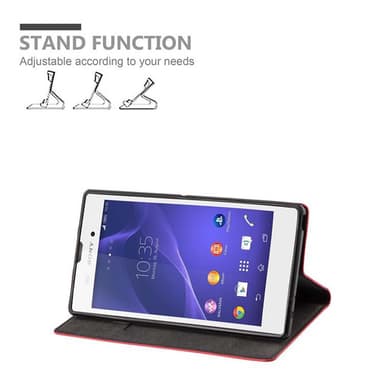 Sony Xperia T3 Skal Fodral Case (Röd)
