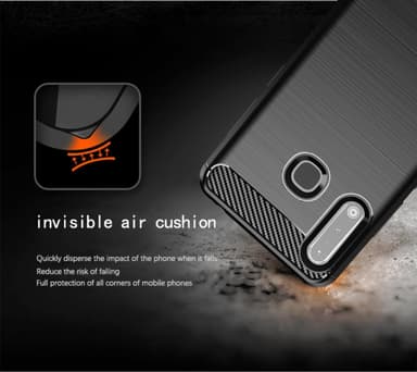Samsung Galaxy A70e Skal Fodral Case (Svart)