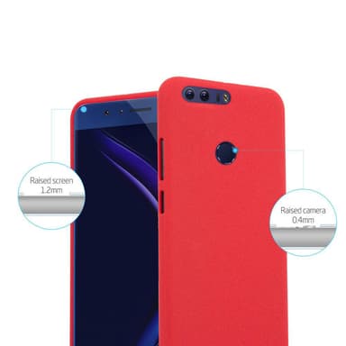 Skal Honor 8 / 8 PREMIUM Fodral Case (Röd)