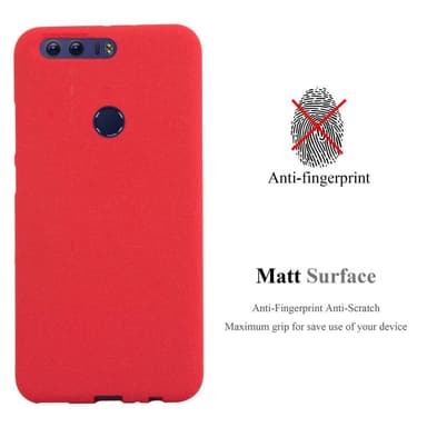 Skal Honor 8 / 8 PREMIUM Fodral Case (Röd)