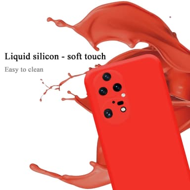 Huawei P50 PRO Skal Fodral Case (Röd)