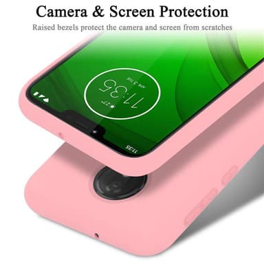 Motorola MOTO G7 POWER Skal Fodral Case (Rosa)