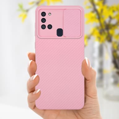 Skal Samsung Galaxy A21s Fodral Case (Rosa)