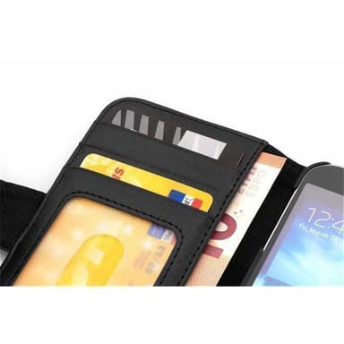 Samsung Galaxy S6 Plånboksfodral Skal (Svart)
