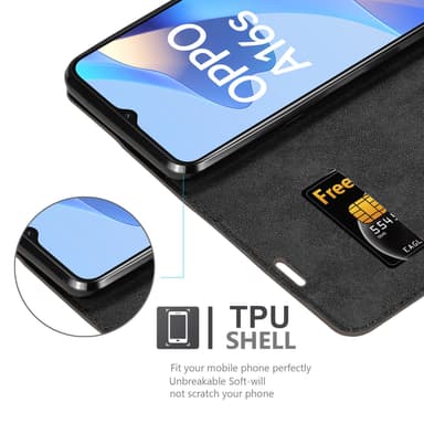 Oppo A16s / A54s Skal Fodral Case (Brun)