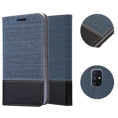 Samsung Galaxy M51 Plånboksfodral Skal (Blå)